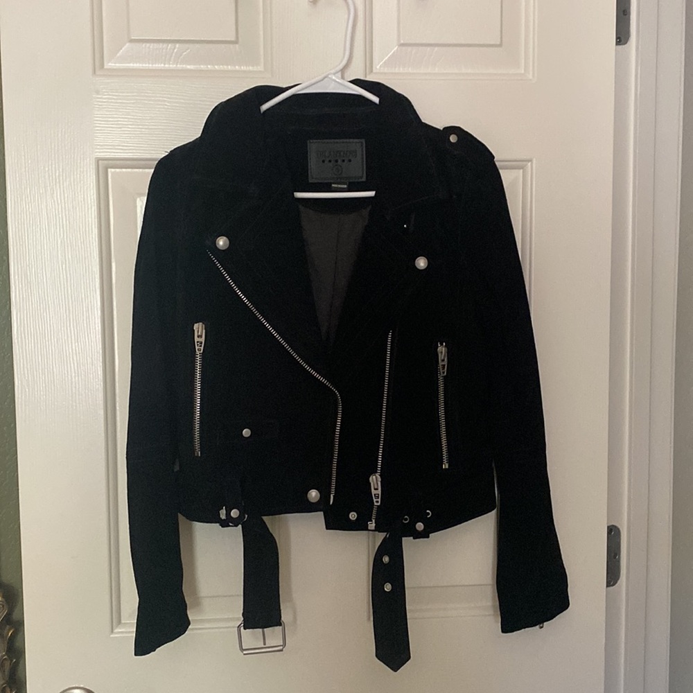 Blank NYC Suede Biker Jacket